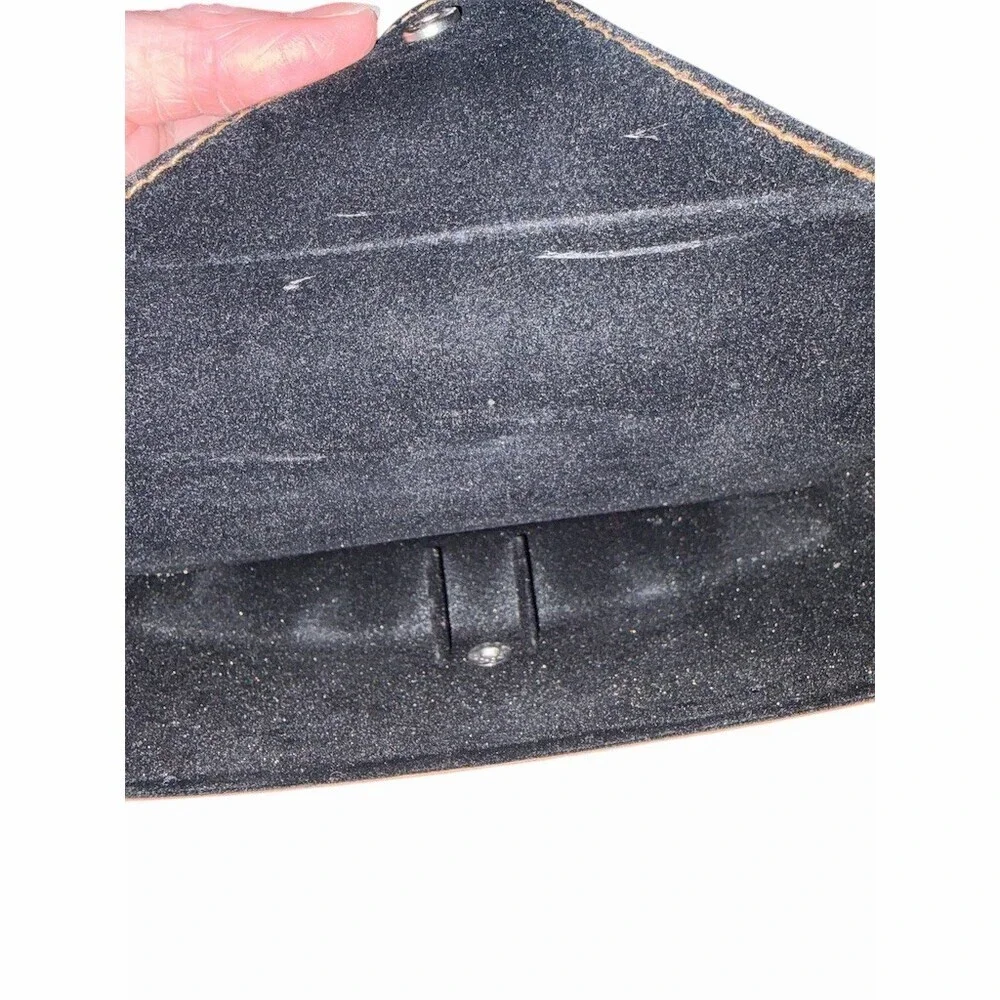 Ray-Ban Eyewear Case Brown Semi-Hard Snap Closure Unisex One Size